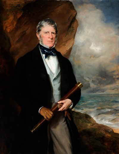 Henry Meynell admirális portréja (olaj, vászon) alkotó: Francis Grant