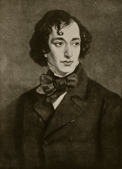 Benjamin Disraeli portréja, illusztráció a 