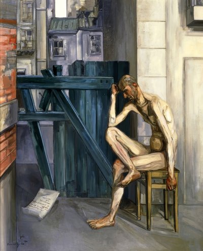 Job, 1944, olaj, vászon, 161,9 × 129,9 cm, alkotó: Francis Gruber