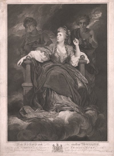 Mrs. Siddons a tragikus múzsa karakterében alkotó: Francis Haward