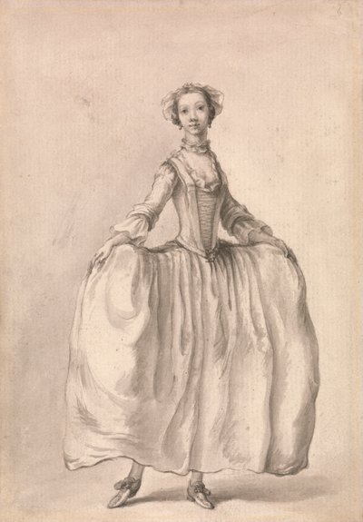 Álló hölgy alakja alkotó: Francis Hayman