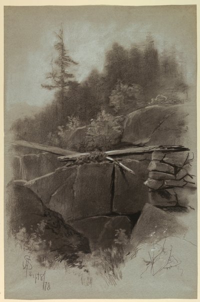 Rock Cliff alkotó: Francis Hopkinson Smith
