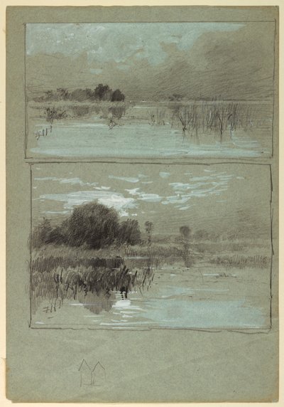 A tó tanulmányozása alkotó: Francis Hopkinson Smith