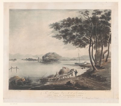 Kilátás a Windermere-re Kilátás a Windermere-tóra (cím a tárgyon) alkotó: Francis Jukes