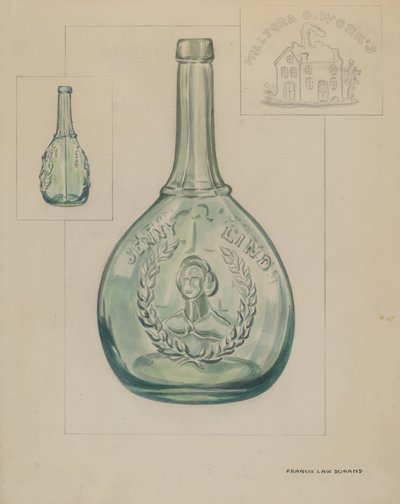 Üveg alkotó: Francis Law Durand