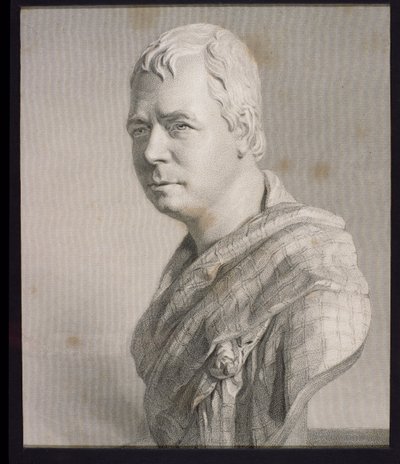 Sir Walter Scott (1771-1832) a "Gallery of Prints"-ből, 1833-ban megjelent (metszet) alkotó: Francis Legatt Chantrey