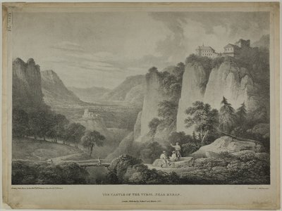 Tirol vára, Meran közelében alkotó: Francis Nicholson