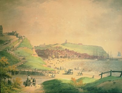 A South Bay Scarborough, 1790 alkotó: Francis Nicholson