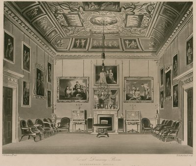 Második szalon, Buckingham House alkotó: Francis Phillip Stephanoff