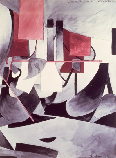 Balerina egy óceánjárón alkotó: Francis Picabia