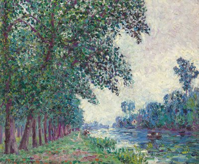 A Loing partjai Nemoursnál; Bords du Loing a Nemoursnál alkotó: Francis Picabia