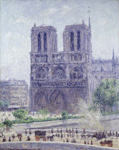 Notre Dame a reggeli napfényben alkotó: Francis Picabia