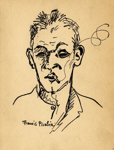 Blaise Cendrars portréja (Frederic Louis Sauser) alkotó: Francis Picabia