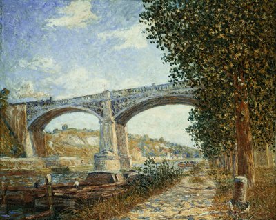 A Moret-i vasúti híd; Le Pont du Chemin de Fer a Moret alkotó: Francis Picabia