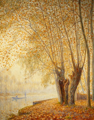 A fűzfák: Őszi napfényhatás; Les Saules: Effect de Soleil d
