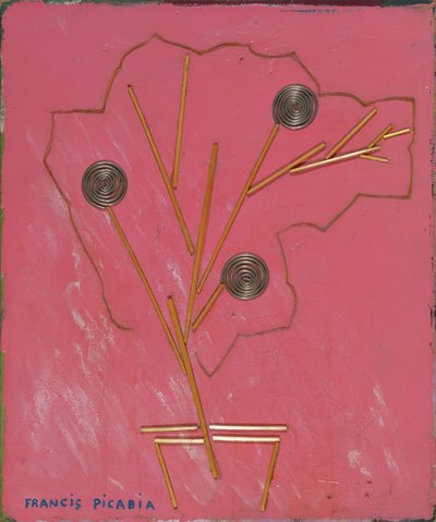 Virágváza, 1924-25 körüli (vegyes technika, vászon) alkotó: Francis Picabia