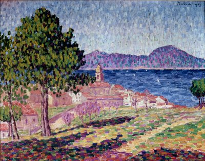 Saint Tropez látképe, a Citadella alkotó: Francis Picabia