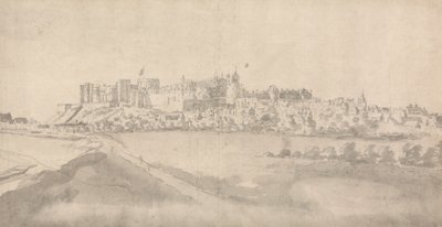 Kilátás a windsori kastélyra alkotó: Francis Place