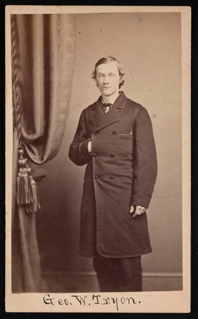 George Washington Tryon portréja 1838-1888, 1860 körül. alkotó: Francis S Keeler