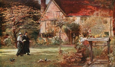 Milton nyaralója és kertje, Chalfont St Giles alkotó: Francis S. Walker