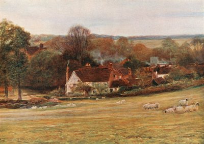 Milton nyaralója és kertje, Chalfont St Giles alkotó: Francis S. Walker