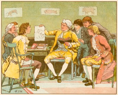 Az elhagyatott falu – Oliver Goldsmith alkotó: Francis S. Walker