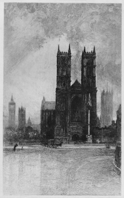 "The Towers of Westminster", 1897 alkotó: Francis S Walker