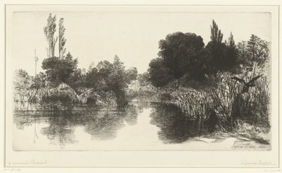 Tavacska Shere malomtó alkotó: Francis Seymour Haden (Sir) (signed by artist)