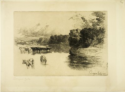 Egy Lancashire folyó alkotó: Francis Seymour Haden