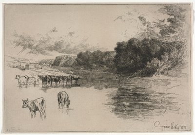 Egy Lancashire folyó alkotó: Francis Seymour Haden