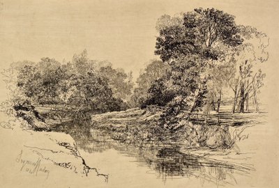 Egy folyó Írországban alkotó: Francis Seymour Haden