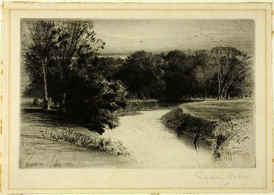 Naplemente Írországban alkotó: Francis Seymour Haden
