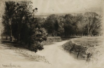 Naplemente Írországban alkotó: Francis Seymour Haden