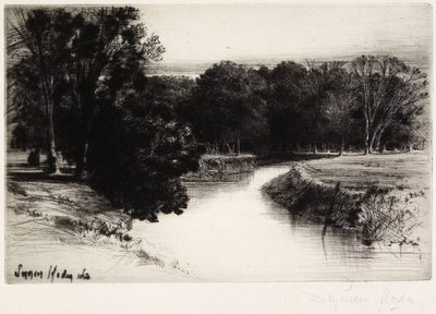 Naplemente Írországban, 1863 alkotó: Francis Seymour Haden
