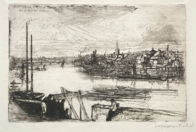 Battersea Reach alkotó: Francis Seymour Haden