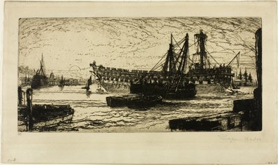 Az Agamemnon szakítása, 1. sz alkotó: Francis Seymour Haden