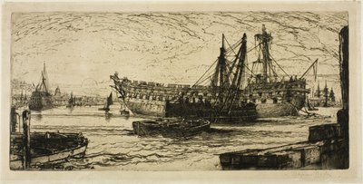 Az Agamemnon szakítása, I. sz alkotó: Francis Seymour Haden