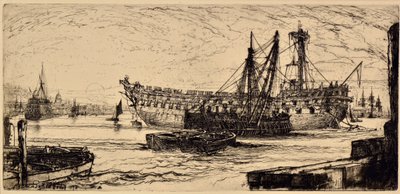 Az „Agamemnon” felbomlása alkotó: Francis Seymour Haden