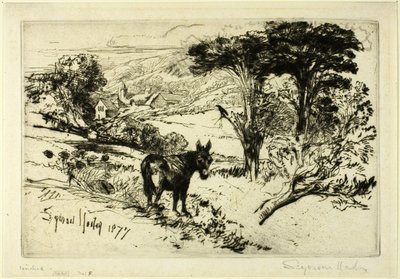 Challow Farm alkotó: Francis Seymour Haden