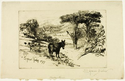 Challow Farm alkotó: Francis Seymour Haden