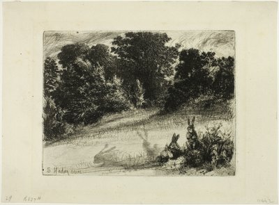 Combe Bottom alkotó: Francis Seymour Haden