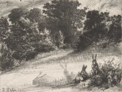 Combe Bottom, 1860., 1860. alkotó: Francis Seymour Haden