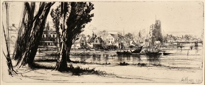 Fulham (rézkarc) alkotó: Francis Seymour Haden