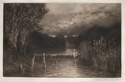 Szürkehalászat, 1897. alkotó: Francis Seymour Haden