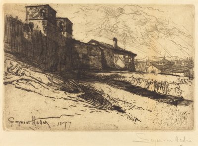 Komor Spanyolország alkotó: Francis Seymour Haden