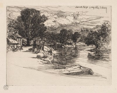 A Smyth háza. alkotó: Francis Seymour Haden