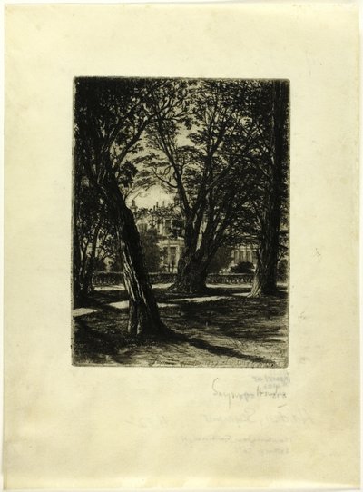 Kensington Gardens, I. szám (kis tányér) alkotó: Francis Seymour Haden