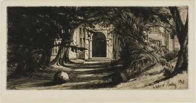 Mytton Hall alkotó: Francis Seymour Haden