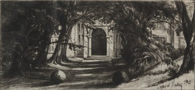 Mytton Hall alkotó: Francis Seymour Haden