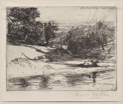 Newcastle Emlynben alkotó: Francis Seymour Haden